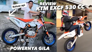 REVIEW KTM 530CC SUPERMOTO ! OVER POWER !