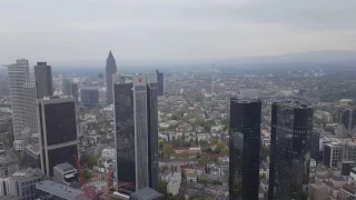 View from the top of Main tower (Frankfurt, Germany)