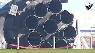 SpaceX - Damaged Falcon Heavy Returns To Port And Land