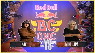 NAY vs MINI JAPA TOP 8 BGIRL / RED BULL BC ONE CYPHER BRAZIL 2022 !🔥💥💥🔥 #breaking #redbullbcone