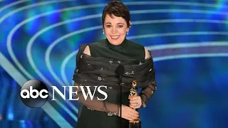 Congrats to Olivia Colman for winning Best Actress at the 2019 Oscars l GMA