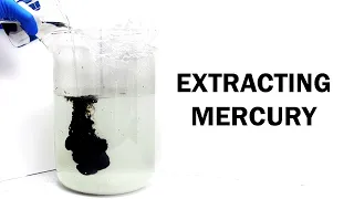 Extracting mercury from contaminated water