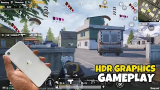 IPHONE SE 2020 HDR+EXTREME GRAPHICS GAMEPLAY | IPHONE SE PUBG TEST | PUBG MOBILE GAMEPLAY