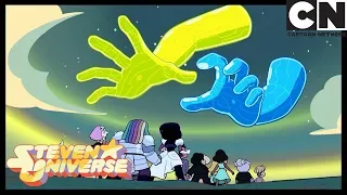 Steven Universe | The Cluster is awakened by Yellow and Blue Diamond | Reunited | Cartoon Network