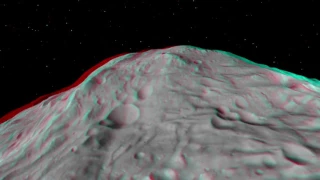 Soar Over Asteroid Vesta in 3 D