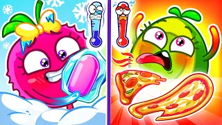 Hot and Cold Song 🥵🥶 No No It's Too Hot🔥II VocaVoca🥑Kids Songs & Nursery Rhymes