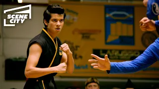 Miguel vs. Xander Tournament Fight Scene | Cobra Kai S01E10