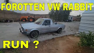 WIL it RUN ? VW Rabbit Caddy Turbo Diesel Restoration. First start in many years