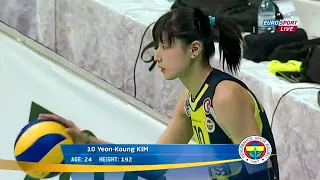 2012 CEV Champions League Semifinal - Fenerbahce vs Dinamo Kazan | Kim Yeonkoung Highlight