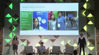 Kenneth Shinozuka; Daniela Lee and Sadhika Malladi, Google Science Fair Finalists
