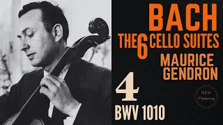 Bach - Cello Suite No. 4 in E flat Major, BWV 1010 (reference record.: Maurice Gendron / REMASTERED)