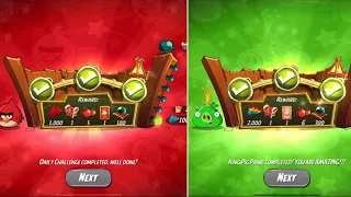 Angry Birds 2 Daily Challenge Red’s Rumble + King Pig Panic | Monday | PALS ENTERTAINMENT