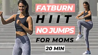 20 MIN LOW IMPACT HIIT WORKOUT FOR MOMS | After Pregnancy Cardio Workout, Postpartum & No Jumping!