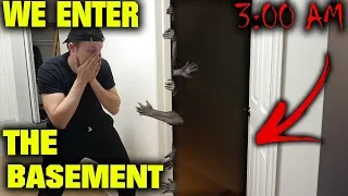 *SCARY* WE ENTERED OUR LOCKED BASEMENT AT 3 AM AND THIS HAPPENED...