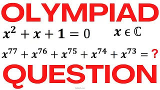 OLYMPIAD MATH CHALLENGE | Solve this Algebraic Problem!