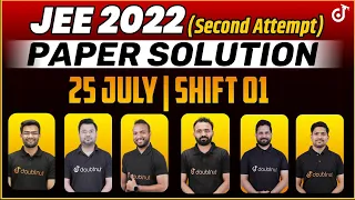 JEE Main 2022 2nd Attempt: Paper Solution [25th July - Shift 1] | JEE 2022 Questions and Solutions