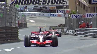 Alonso and Hamilton Duel in Monaco | 2007 Monaco Grand Prix