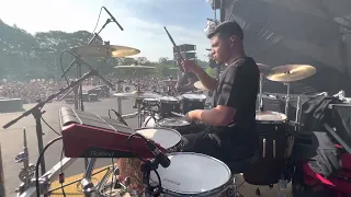 PLAQUINHA DE AVISO - DRUM CAM AO VIVO POR KAYRONE REIS