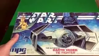 Plastic Model Kit Review: Vintage MPC Star Wars Darth Vader's Tie-Fighter, circa 1978