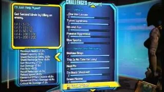 Borderlands 2 Challenge Accepted Achievement