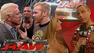 Ric Flair, Christian & Shawn Michaels Backstage Segments RAW May 09,2005