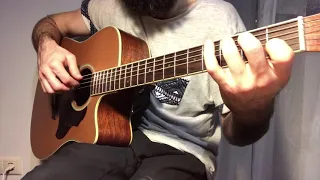 Упражнение на арпеджио на гитаре/ Arpeggio scale on guitar