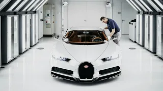 Descubra como é a fábrica da Bugatti e a produção do Bugatti Chiron.