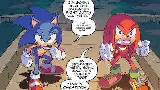 Sonic Comic Dub - Sonic & Knuckles VS Neo Metal Sonic! (IDW Sonic Comic) Sonic IDW #10