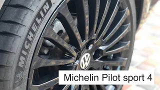 Michelin Pilot Sport 4, отзыв владельца...