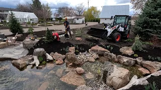 Planting Perennials Around the Pond & House (+ Satisfying Fresh Mulch)!!! 🌿🙌🌿 // Garden Answer