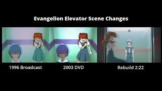 Comparison of all the elevator scenes