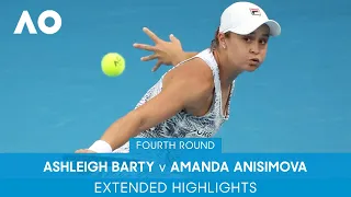 Ashleigh Barty v Amanda Anisimova Extended Highlights (4R) | Australian Open 2022