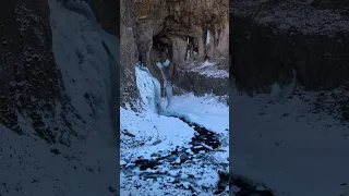 Водопад Каракая-Су зимой ❄️