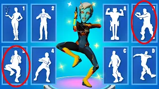 FORTNITE CHALLENGE PART #12 - GUESS WHAT TWO DANCES ARE MIXED.