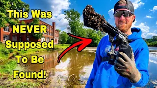 I Found SHOOTER’S GUN Magnet Fishing Behind SCHOOL!!!