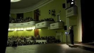 Nobel Laureate, Peter Agre, Moscow, Russia 2013