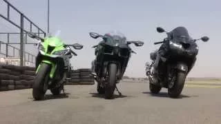 Kawasaki H2 vs. ZX10R vs. ZX14