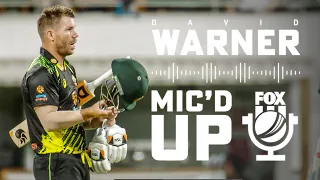 Mic'd Up | David Warner scores 75 against the West Indies