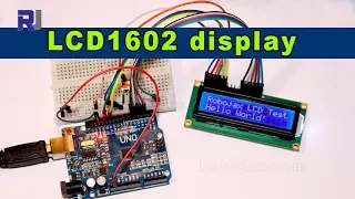 Using LCD1602 LCD display for Arduino