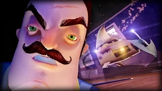 Wait.. IT'S A ROBOTIC SHARK!? || Hello Neighbor (Map Exploration + Flying Glitch)