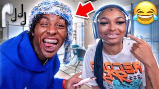 HEADPHONE CHALLENGE * EXTREMELY FUNNY* 😂