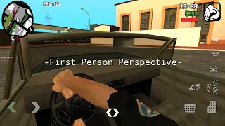 GTA SA Android - First Person Perspective Mod