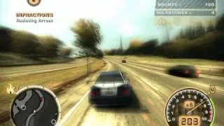nfs most wanted BMW M3 GTR top speed 239 mph or 385km/h