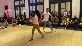 BZWC 2023 Paulo & Luiza Brazilian Zouk Dance Musicality Demo