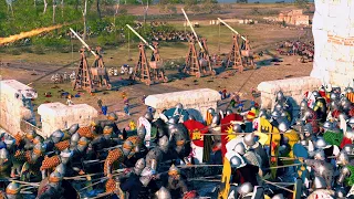 Medieval Armies CLASH In Siege Battle - Total War: Medieval Kingdoms