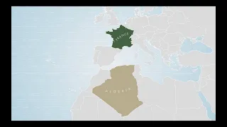 Why did France colonize Algeria?