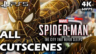 Marvel's Spider-Man "The City That Never Sleep" MOVIE ALL CUTSCENES (PS5 4K 60FPS)