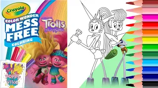 Velvet & Veneer Crayola Color Wonder Coloring Page & More | Trolls Band Together