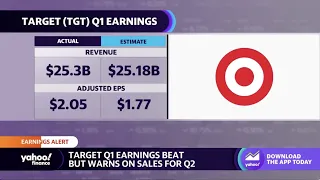 Target beats Q1 earnings expectations while warning on sales forecasts, retail thefts