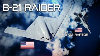 B-21 Raider + F-22 Raptor | 5th and 6th Gen Stealth Vs China Navy | Digital Combat Simulator | DCS |